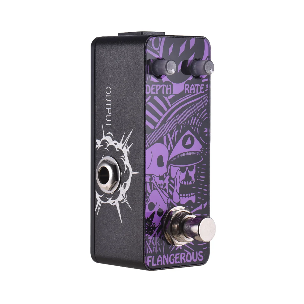 SWIFF DP02 FLANGEROUS Digital Flanger педаль для гитары с эффектом True Bypass металлический корпус |