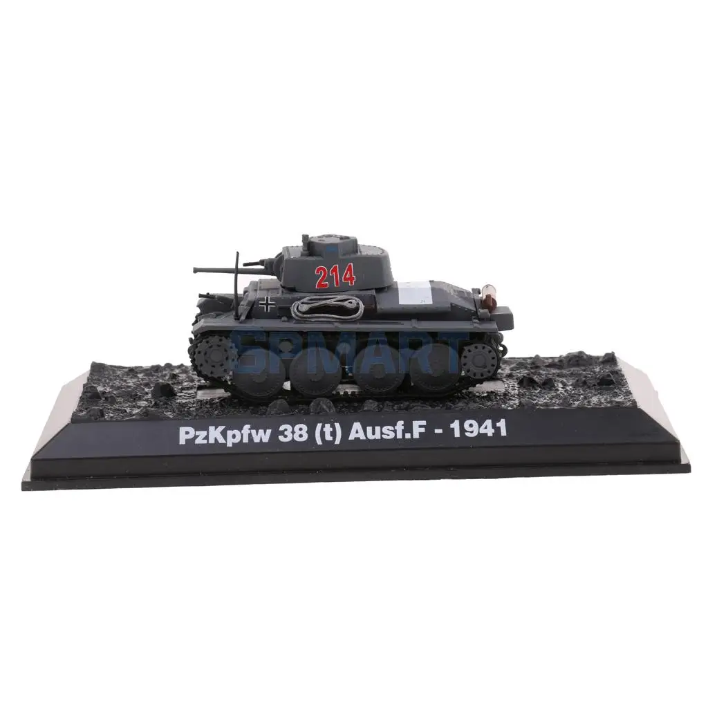 1: 72 Масштаб литья под давлением PzKpfw 38(t) Ausf. F-1941 Второй мировой войны немецкий танк военная модель автомобиля игрушка подарок коллекционные вещи