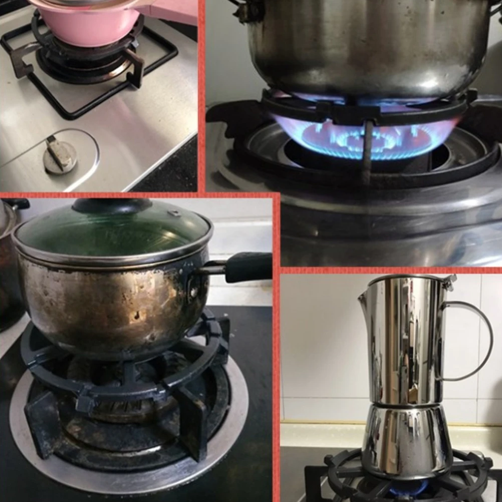 Универсальная чугунная подставка для сковороды, подставка для горелки, газовой плиты, варочной панели, кухонные инструменты, аксессуары для кухонной посуды