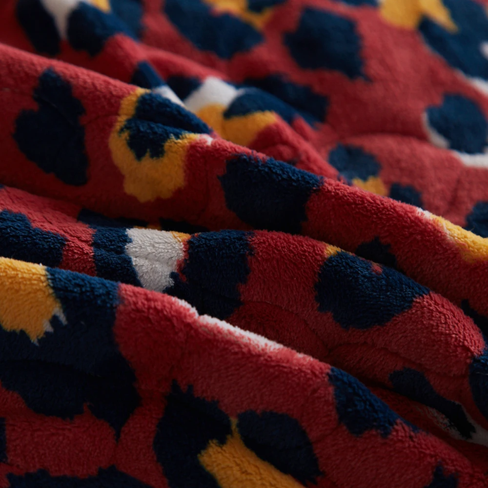 2018 винное покрывало с леопардовым принтом комплект покрывал из 3 предметов