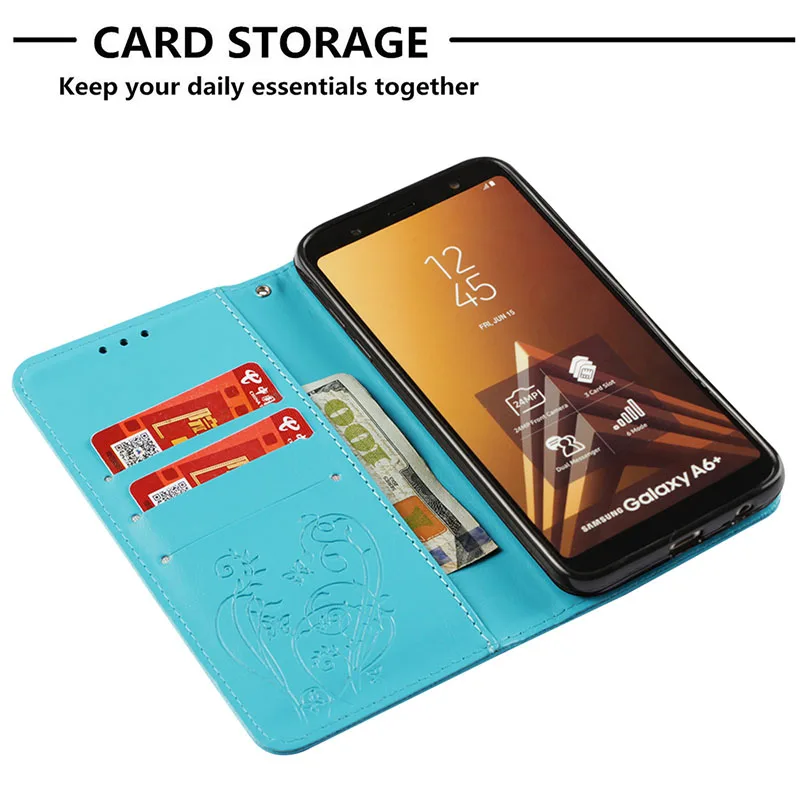 Для samsung 6 SM-A600GN a600fn sm-A600G SM-A600N чехол для Galaxy A6 2018 SM-A600FN/DS крышка флип-чехол телефона 5