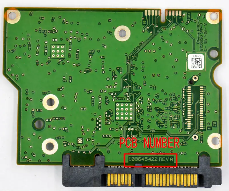 Jia Yuan Sheng Seagate HDD PCB ST2000DM001, ST2000DX001, ST1000DM003, 100645422 REV B, 100645422 REV A, 2756 GB, 7519 D
