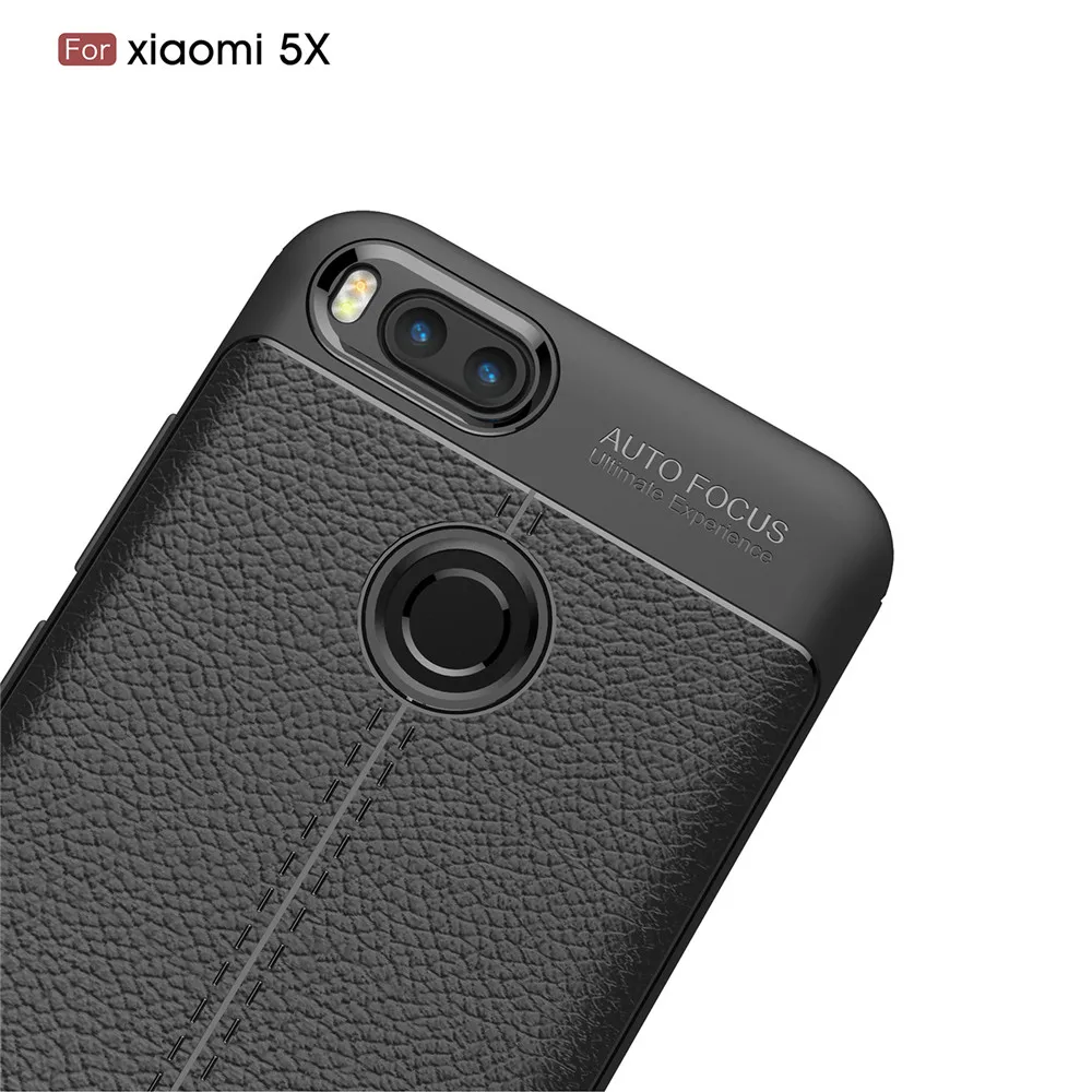 Для Сяо mi 5X A1 чехол для телефона Роскошные искусственная кожа мягкая TPU