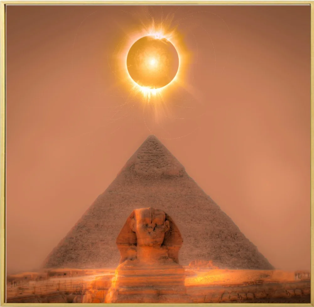 Egypt Pyramid Artwork Posters and Prints Wall art Decorative Picture Canvas Painting For Living Room Home Decor Unframed | Дом и сад