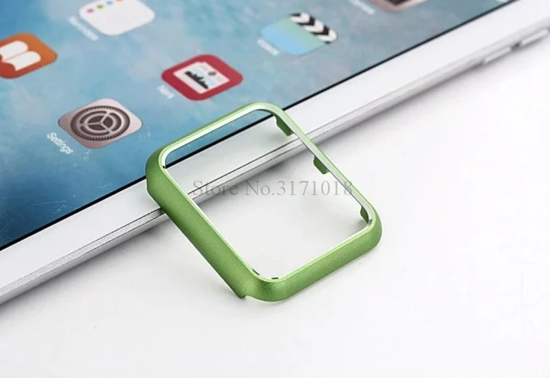 Роскошный чехол для часов с металлической рамкой для Apple Watch 38 мм 42 мм бампер из алюминиевого сплава для iWatch серии 3 2 защитный корпус