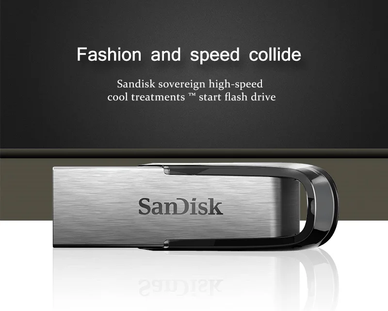 sandisk CZ73 металла 3,0 USB флэш-накопитель 128 Гб 64 Гб флэш-накопитель 32 Гб оперативной памяти, 16 Гб встроенной памяти, модные флэш-карта памяти, Флеш накопитель usb 3,0 stick