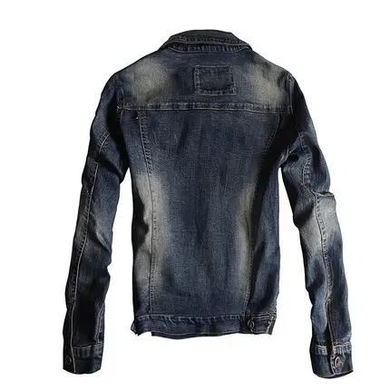 KMETRAM 2020 весна и осень Мужская джинсовая куртка большого размера Корейская тонкая