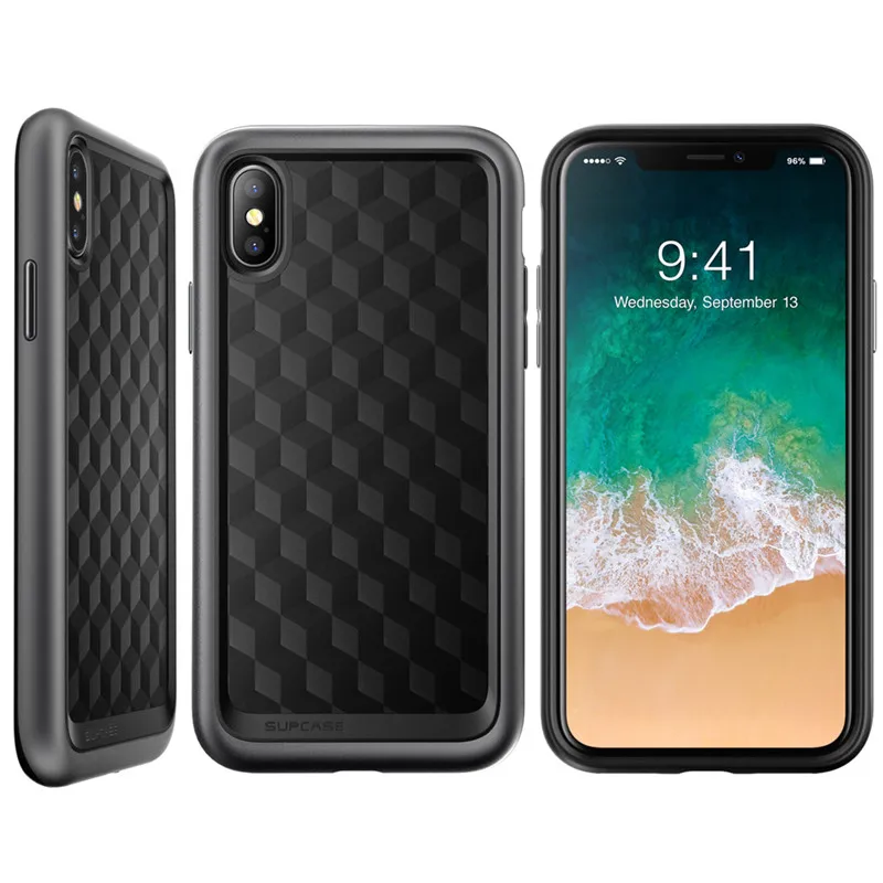 SUP чехол для iphone X XS чехол UB Стиль Премиум гибридный защитный ТПУ бампер+ PC прозрачная задняя крышка чехол для iphone X Xs 5,8 дюймов