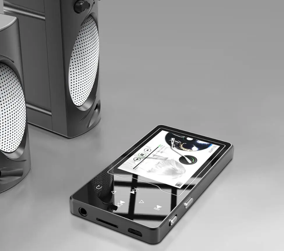 Металлический MP3 плеер RUIZU D08 8 ГБ 2 4 дюйма HD большой экран HIFI без потерь звук FM