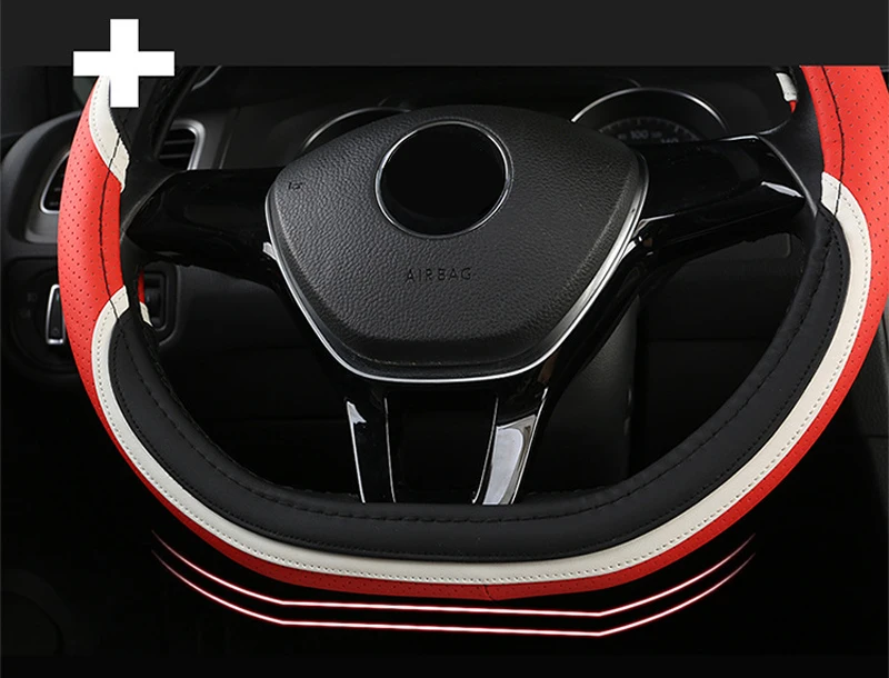 HuiER чехол рулевого колеса автомобиля D форма для VW Golf 6 Golf 7 для hyundai Ioniq для Citroen C3-XR C4 sega C4L Elysee