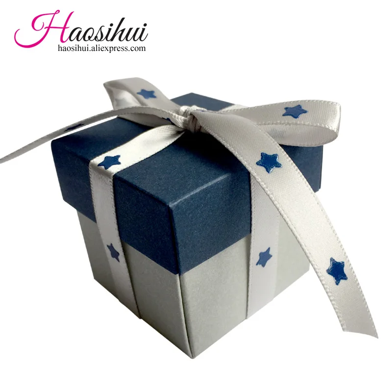 Новая классическая лента с узором из 5 звезд haosihui 25 шт./лот + маленькая коробка для