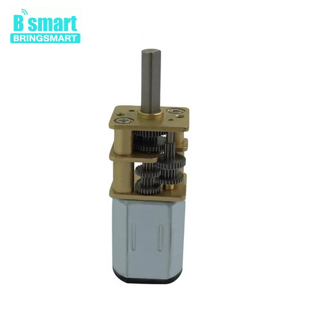 Мини-мотор-редуктор Bringsmart N20-1000 3 в 6 передаточное число 1000 щеточный механизм