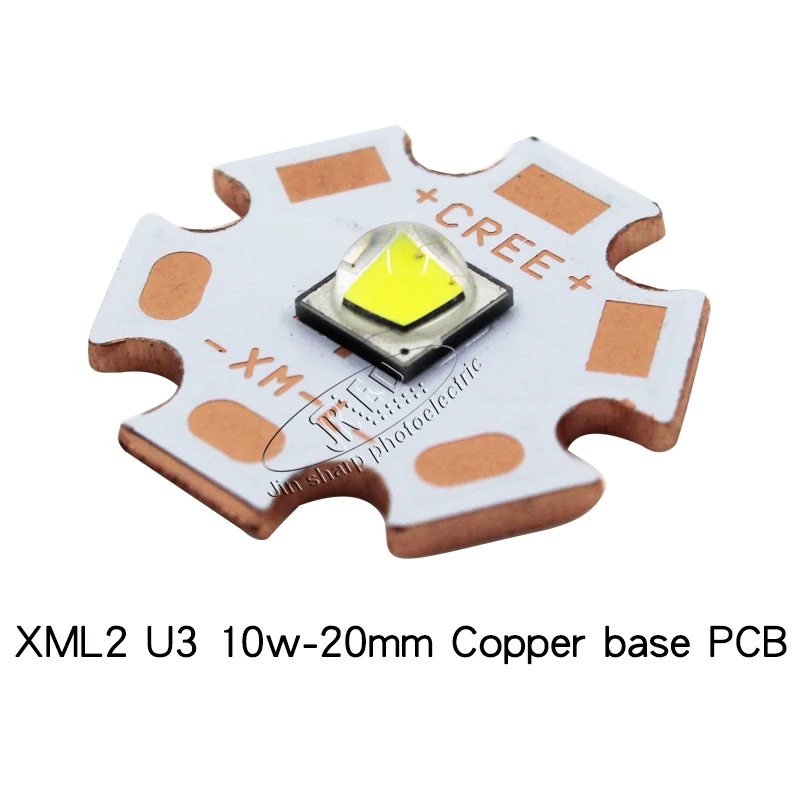 10 шт. cree xml2 XM L2 u3 Вт светодиодный чип высокой мощности 3 7 в Белый 6500k 5000K теплый
