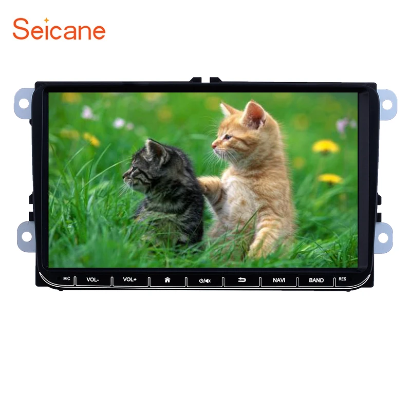Автомобильный мультимедийный плеер Seicane с GPS 2din Android 8 1 Авторадио для