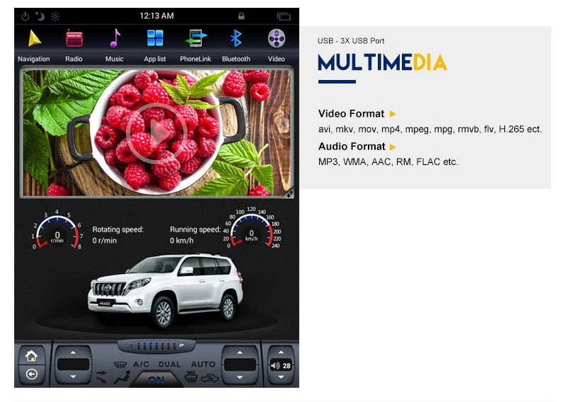 ZWNVA Tesla стиль ips экран Android 7,1 автомобильный dvd-плеер gps навигация Радио экран для Volkswagen VW GOLF 7 2013