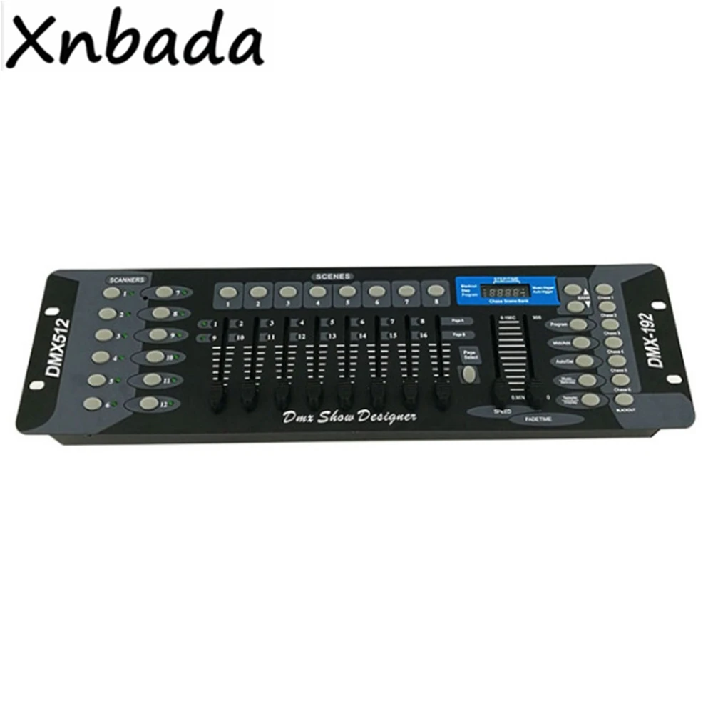 192 каналов DMX512 Led контроллер света консоль для сценического Света Вечеринка DJ