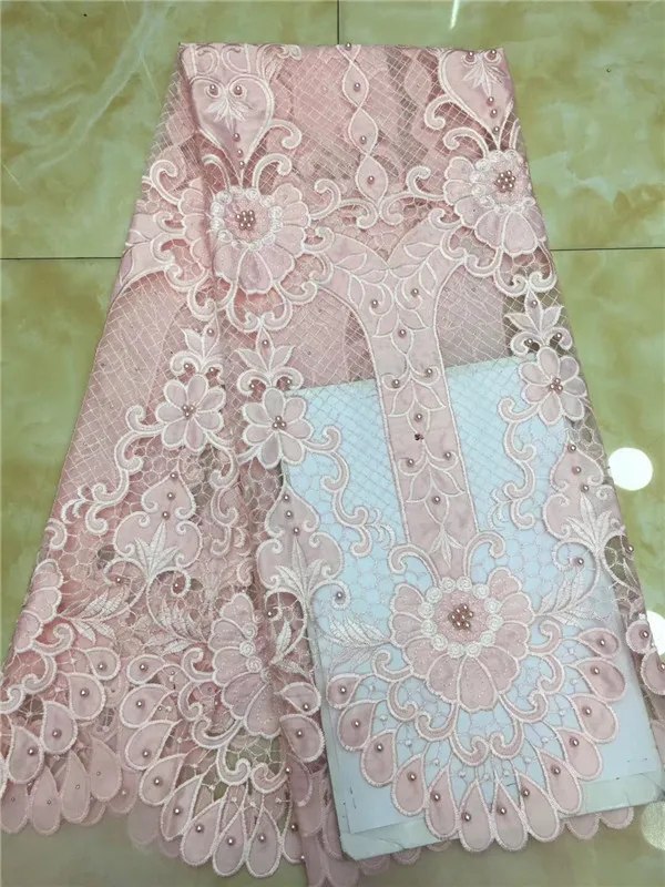 Best Selling Net Lace African Fabric Purple colour Nigerian French 2019 High Quality Nigeria Tulle Beaded sky blue | Дом и сад