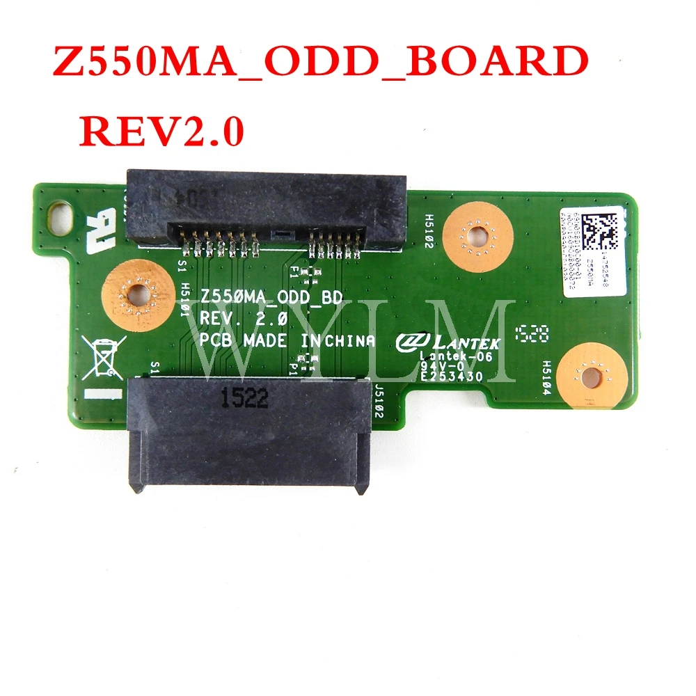 

Z550MA_ODD_BOARD REV 2.0 for ASUS Z550M Z550MA ODD_BOARD Test well