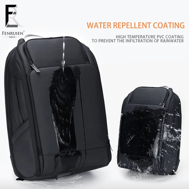 Многофункциональный рюкзак FRN вместительный для ноутбука 17 дюймов с usb зарядкой