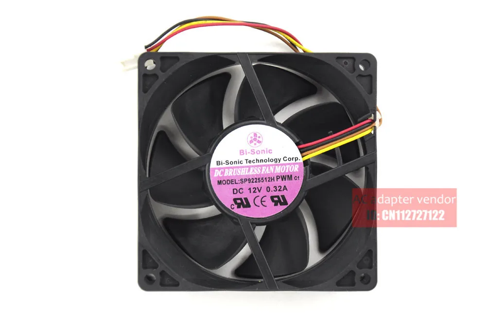 BI SONIC 9025 SP922512H PWM 12V 0.32A 2 провода видео телефон двери 4 Вентилятор охлаждения|cooling fan|4