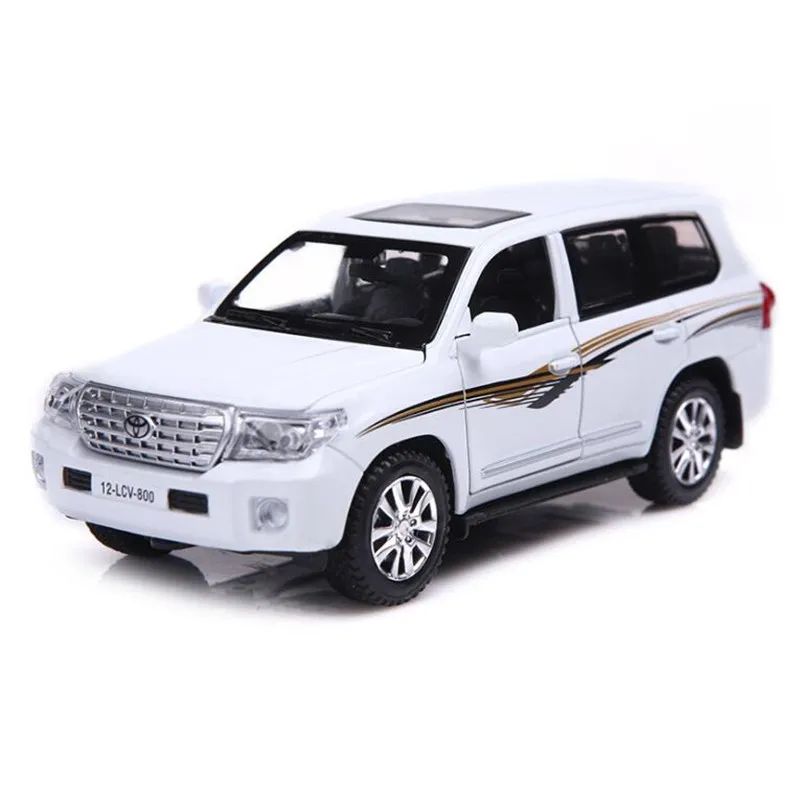 Двойной конь 1:32 Масштаб Land Cruiser автомобиль из литого металла игрушки оттяните