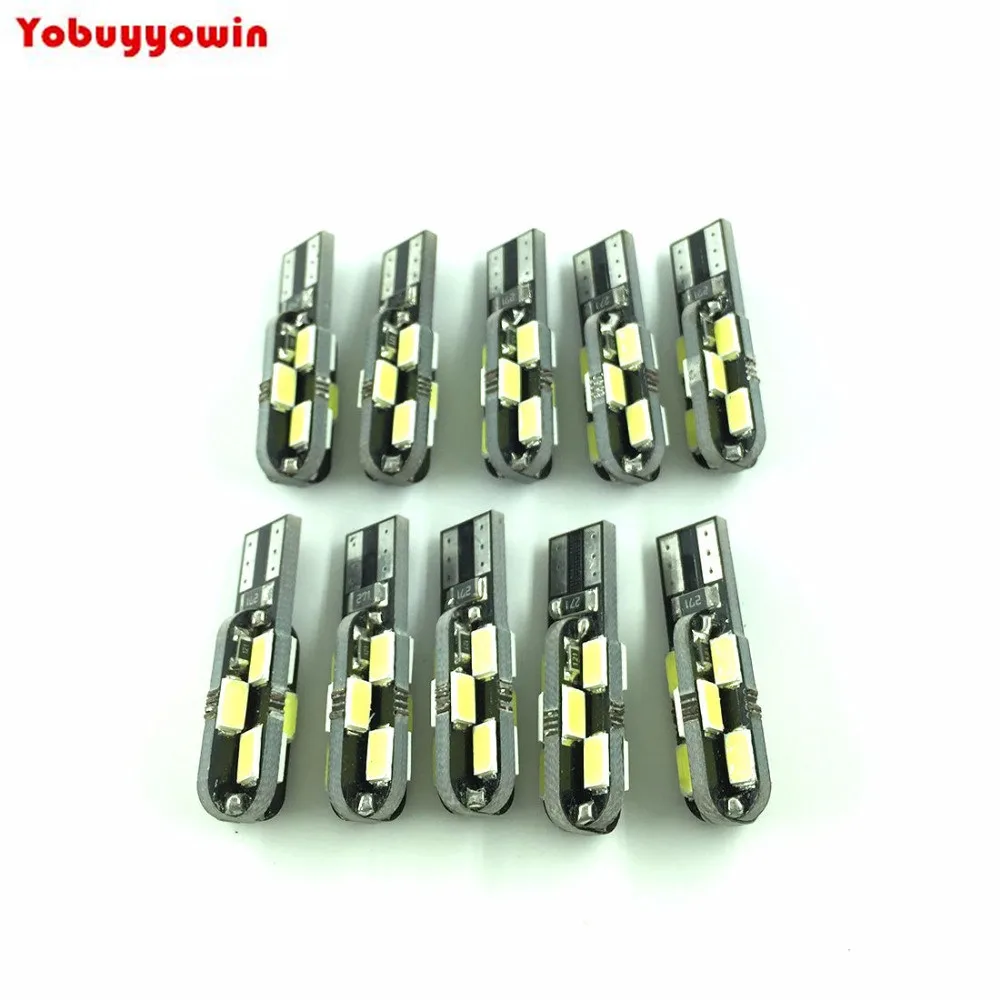 

10Pcs/Lot T10 5730 12 SMD CANBUS CAR SIDE WEDGE LIGHT LAMP 300-350LM cool white 12V
