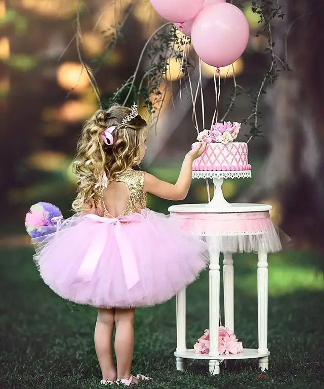 Girls 2019 summer new baby children's dress mesh gauze love backless princess flower girl costume | Детская одежда и обувь