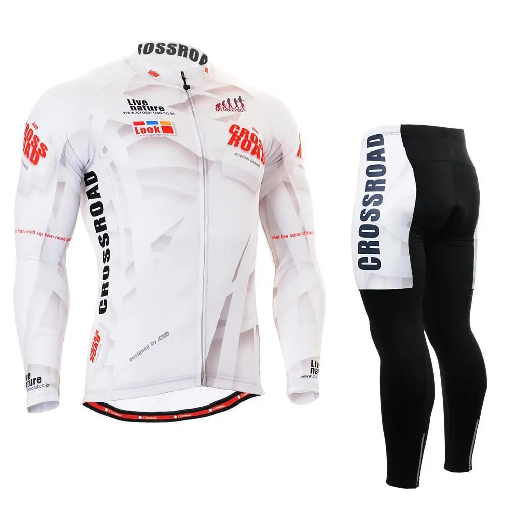 Men`s Long Sleeve Cycling Jersey W/ Useful 3 Rear-pockets &amp Non-slip Silicone Band Bicycle Cycle Gear MTB Road Bike Clothing | Спорт и