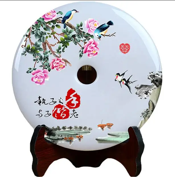 wonderful Chinese White Jade Carving Animal Butterfly Flower Pingan Bi Purple East | Украшения и аксессуары