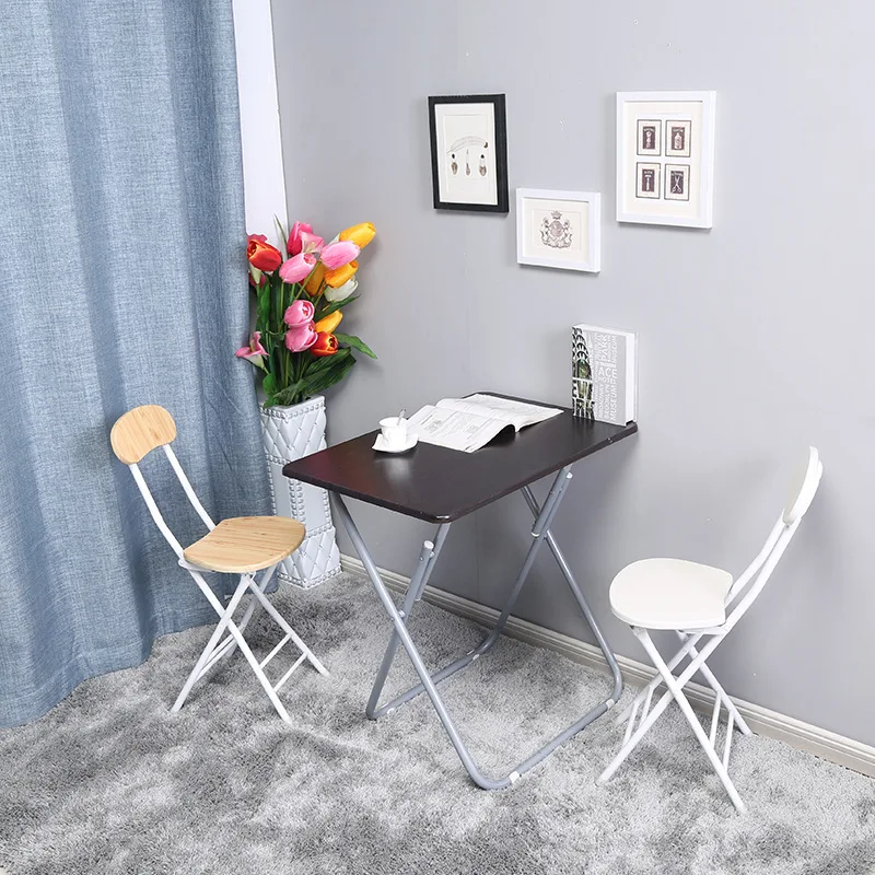 4 шт./лот складной стул модный обеденный стол портативный уличный современный