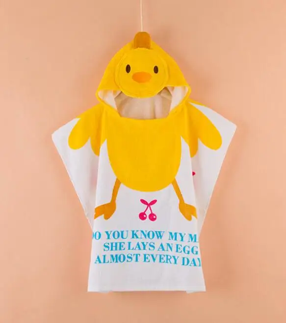 Банный халат детский с капюшоном 60 х120 см|bath towel|children bathbath towel robes |