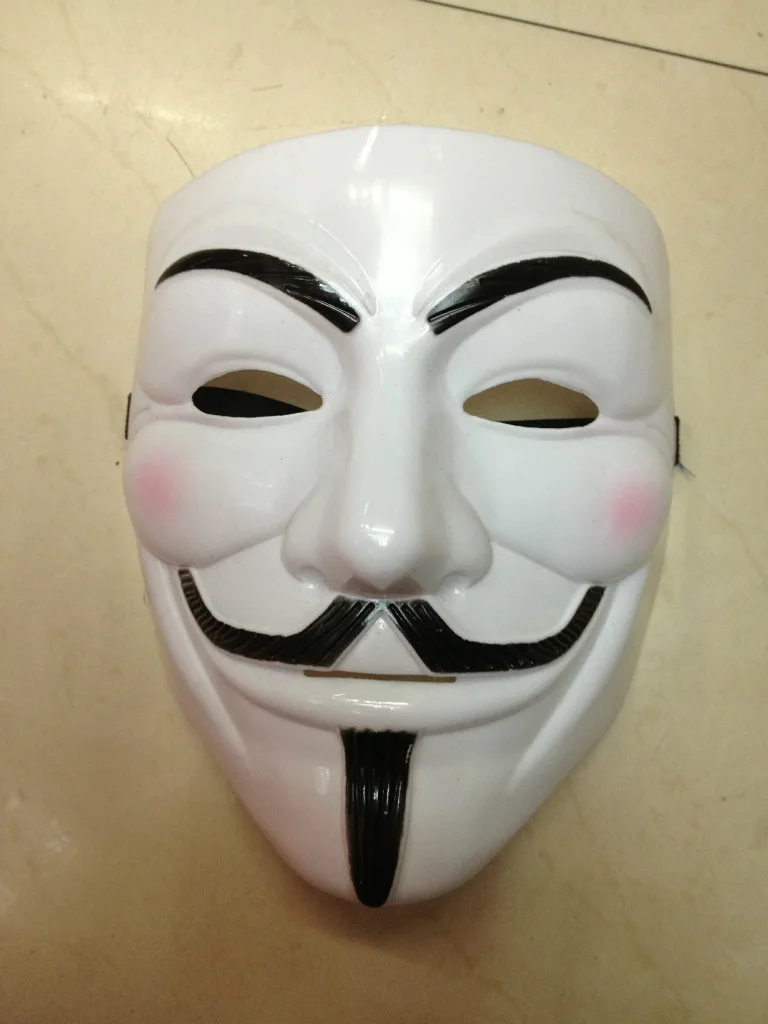 Маска для лица на Хэллоуин детали о новом фильме V Vendetta Anonymous Guy Fawkes Fancy Cosplay 1000