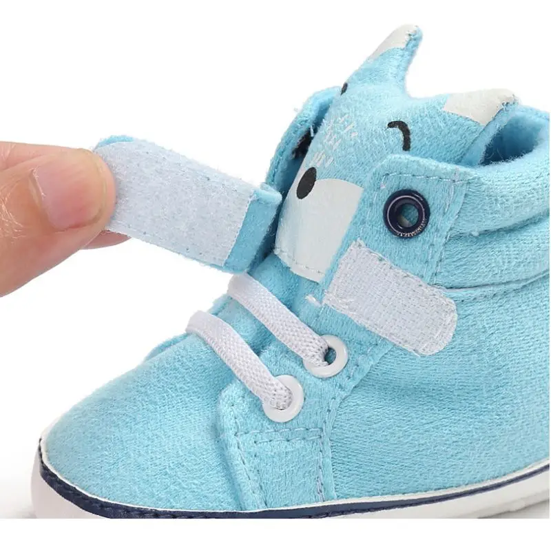 0-18 м Детские кроссовки милый мультфильм лиса Neonata Scarpe малыш Chaussure семья мальчик детские пинетки обуви для малышей Девочка детская обувь