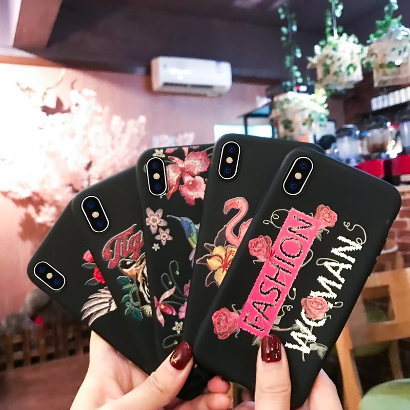 Для Iphone X XR XS Max чехол силиконовый супер 3D рельефный розовый мультфильм мягкий TPU