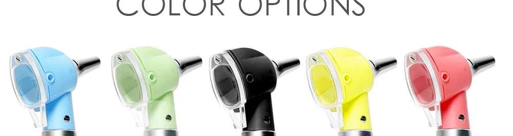 CE волоконно-оптический цветной светодио дный светодиодный Professional Otoscopio диагностический комплект медицинский ушной уход ухо эндосветодио дный Скоп светодиодный портативный прямой Otoscope