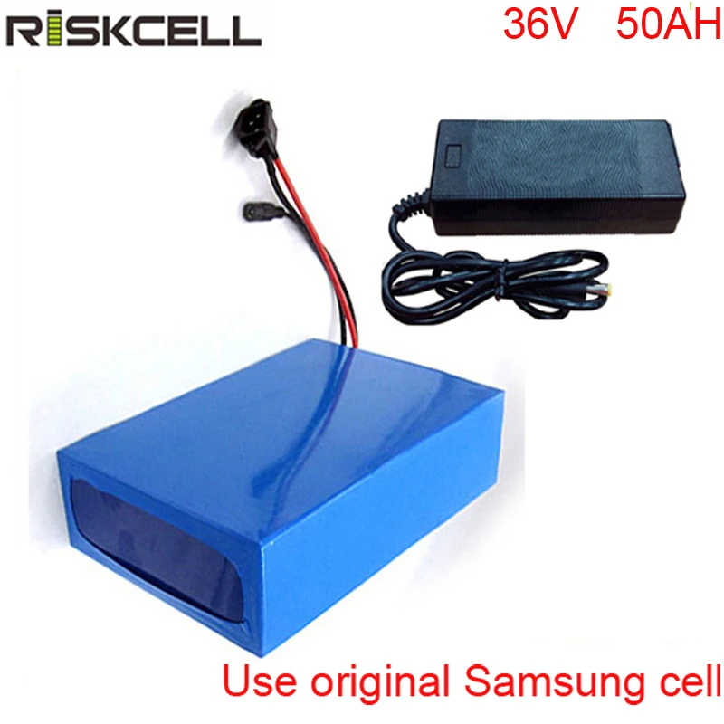 

36V 50Ah Phylion литий-ионный для электровелосипеда Аккумулятор для 36V 1000W Fat Tire электрический велосипед с 5А зарядное устройство BMS для Samsung cell