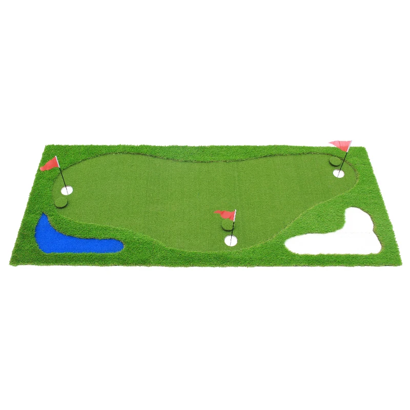 120*300 см роскошный дизайн Mariana golf положить зеленый с бесплатными шариками желобов