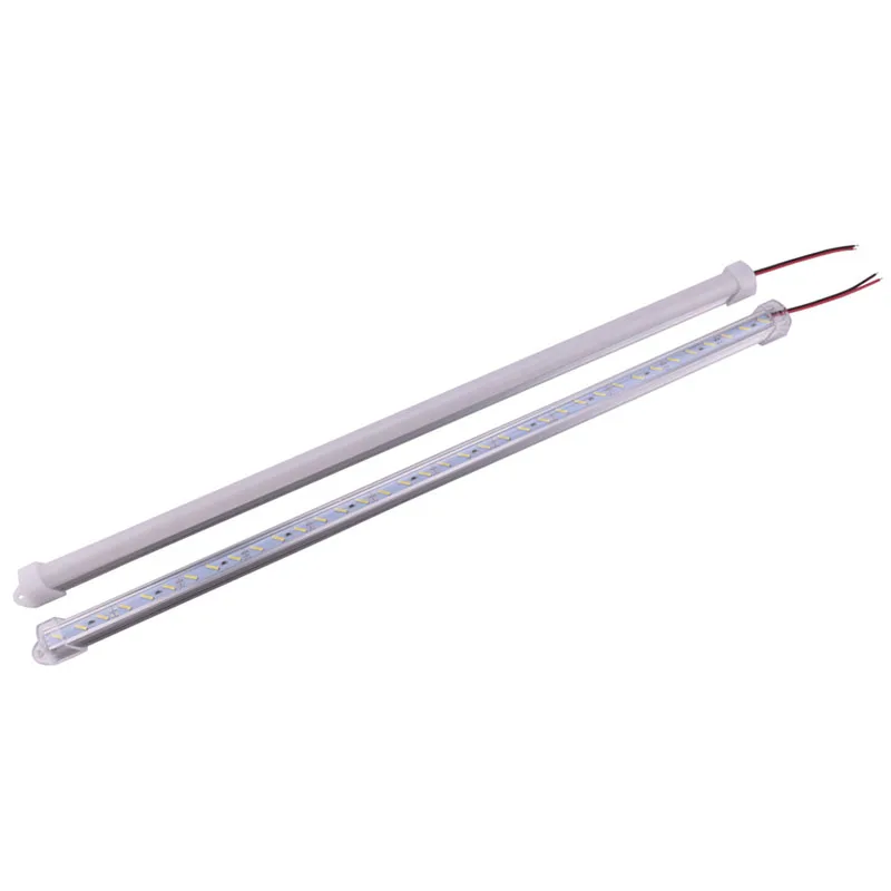 12 V светодиодный Алюминий брусок профиль осветительные полосы 50 см SMD8520 жесткие