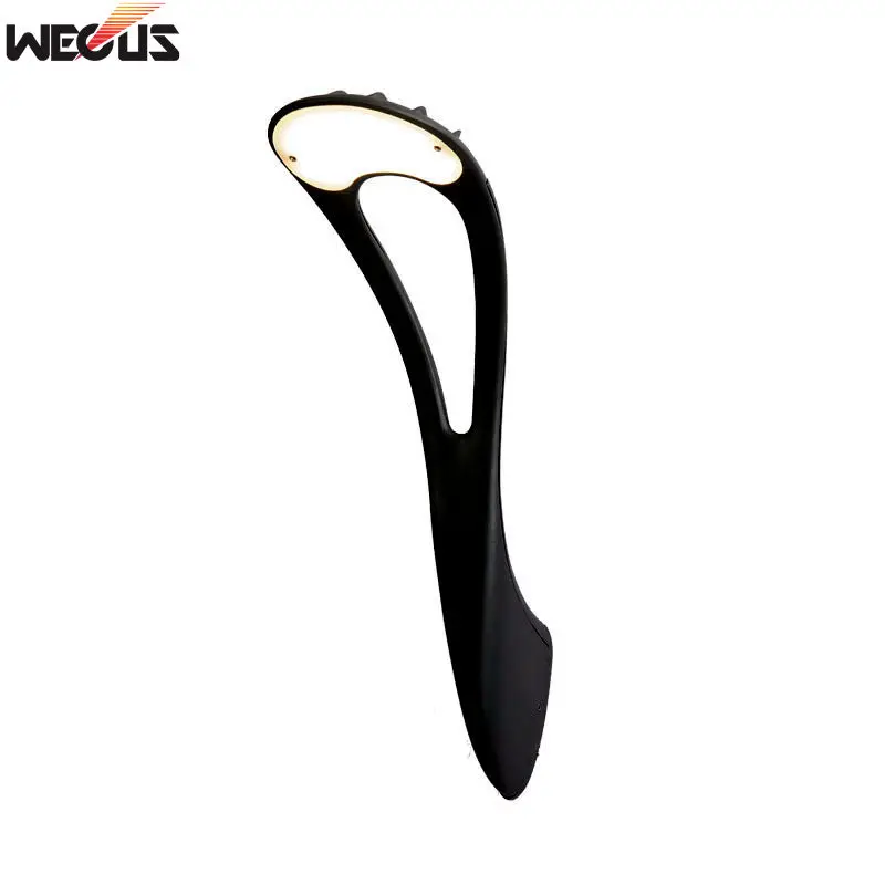 Sand black WECUS) алюминиевый наружный настенный светильник, водонепроницаемый настенный светильник(IP55 - Испускаемый цвет: Sand black