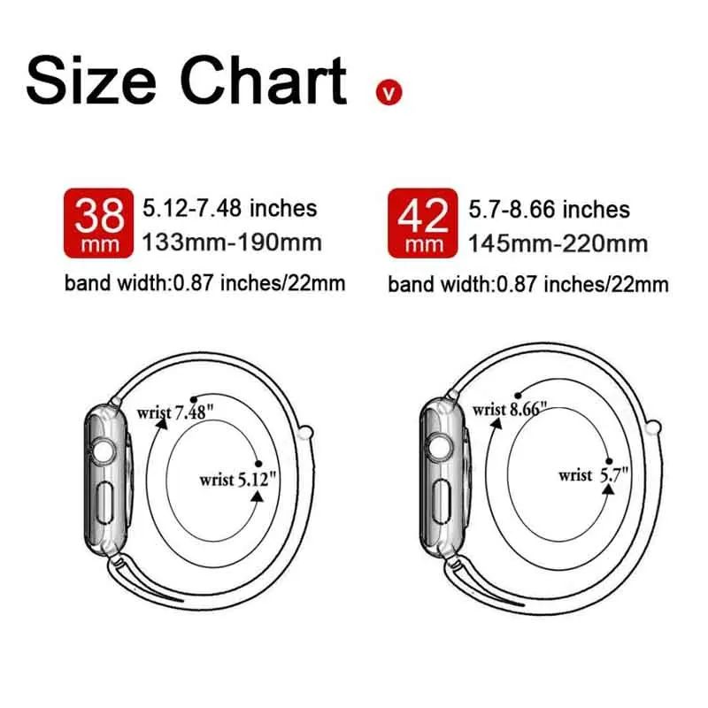 Нейлоновый ремешок Pulsera Correa наручные часы для Apple Смарт-часы iwatch серии 4/2/1