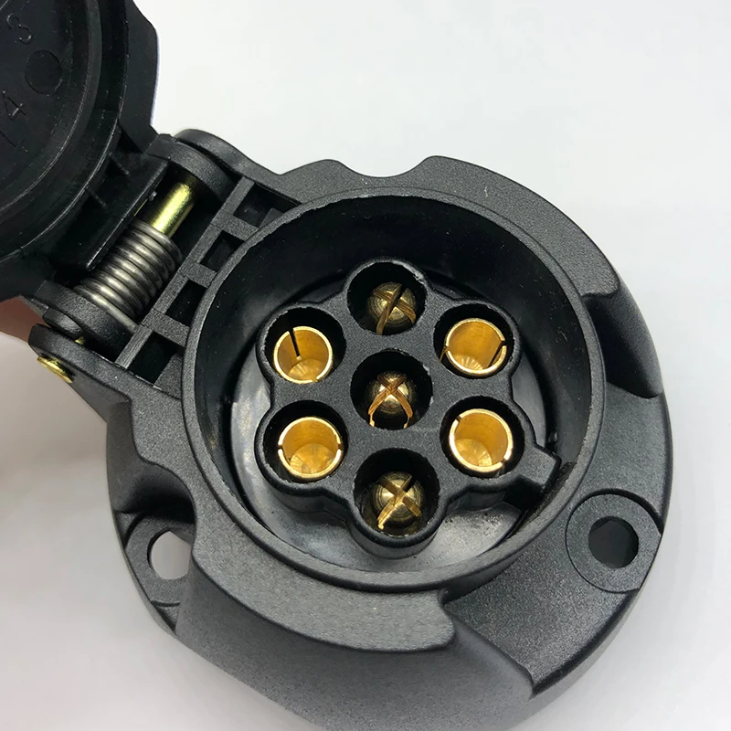 Аксессуары тележки 12V 7pin пластиковый трейлер гнездо освещение baord трейлерные аксессуары прицепа Запчасти караван аксессуары