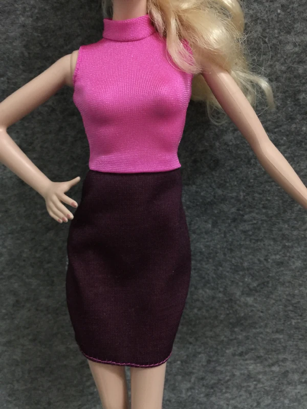 Кукольное платье тонкое красивое хорошего качества для кукол BB 1:6 BBI637|doll dress|dress for