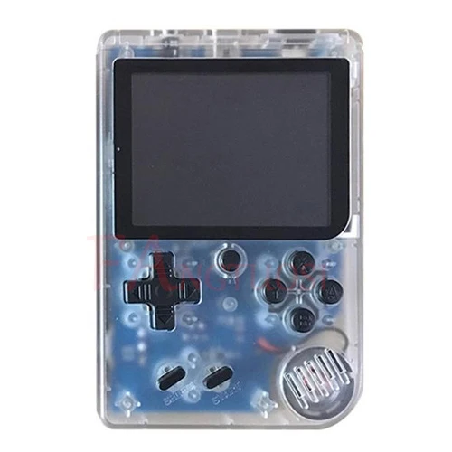 Transparent white Мини портативная игровая консоль 8 бит встроенные 168 игры 3,0 дюймов цветной ЖК-экран игровой плеер лучший подарок для ребенка Ностальгический плеер - Цвет: Transparent white