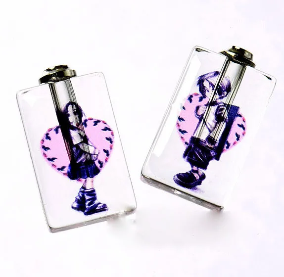 100 шт./лот миниатюрный флакон для парфюма маленькая Арома бутылка подвеска