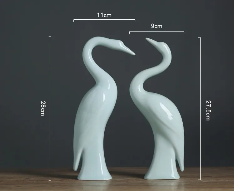 Новый китайский керамика животных статуэтки Ручной Работы Пары кран украшения