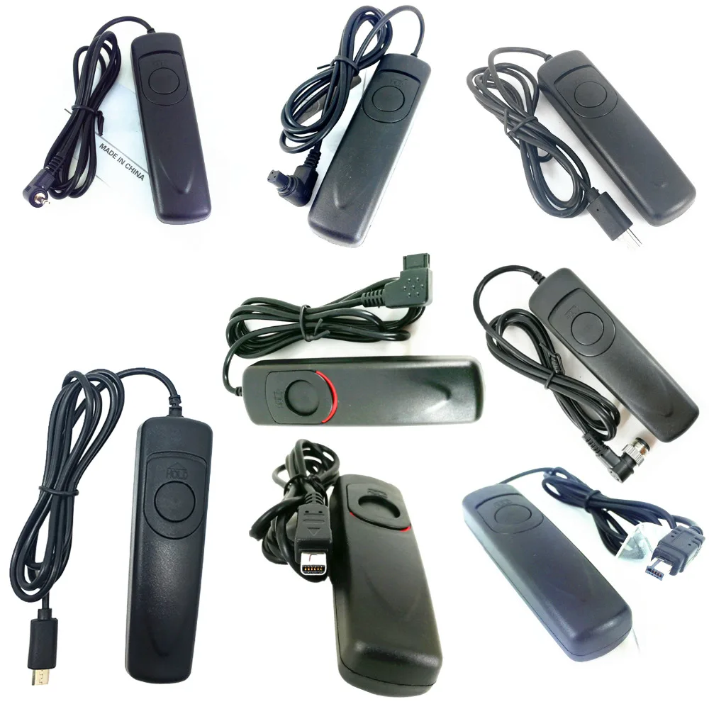 Кабель затвора для Canon Nikon Sony Fujifilm Olympus Pansonic заменяет RS-60E3 RS-80N3 MC-DC2 MC-30 RM-VPR1 RM-S1AM RM-UC1 RR100