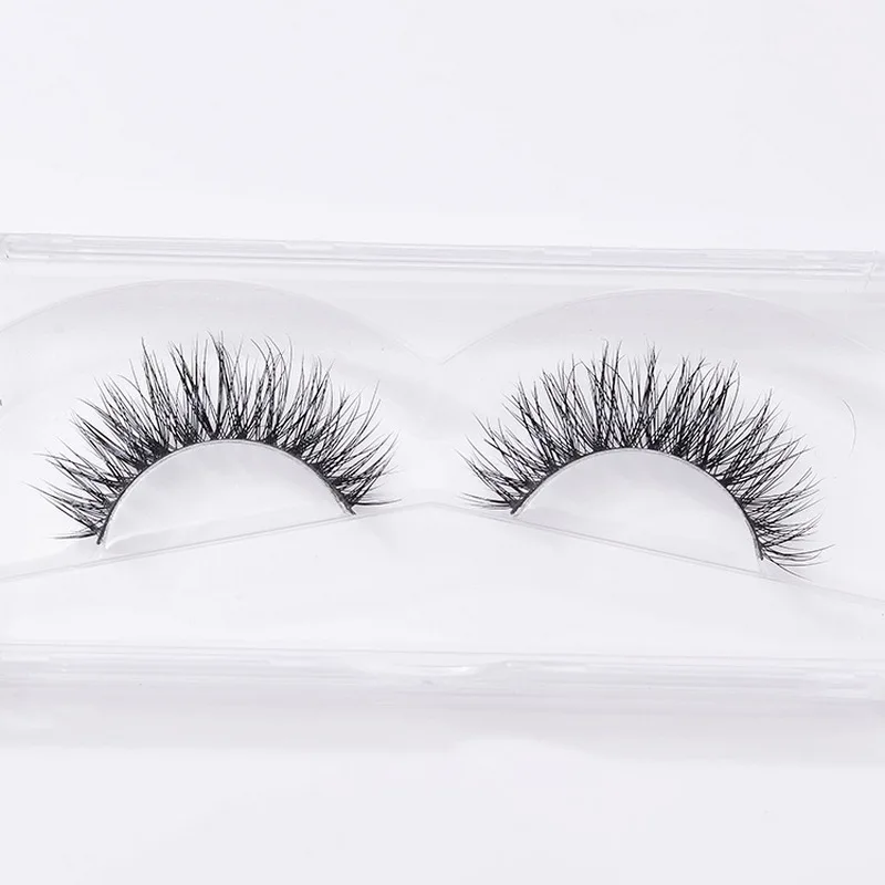 3D Mink Eyelash Real Handmade Crossing Lashes Individual Strip Thick Lash Fake Eyelashes S204 | Красота и здоровье