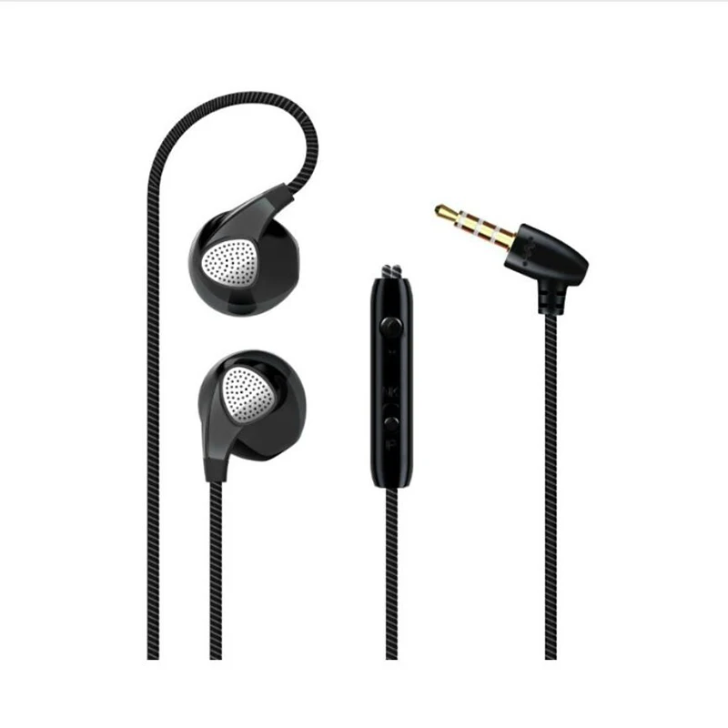 Портативный Hi-Fi спорт Наушники в ухо микрофон гарнитуры Водонепроницаемый и пот