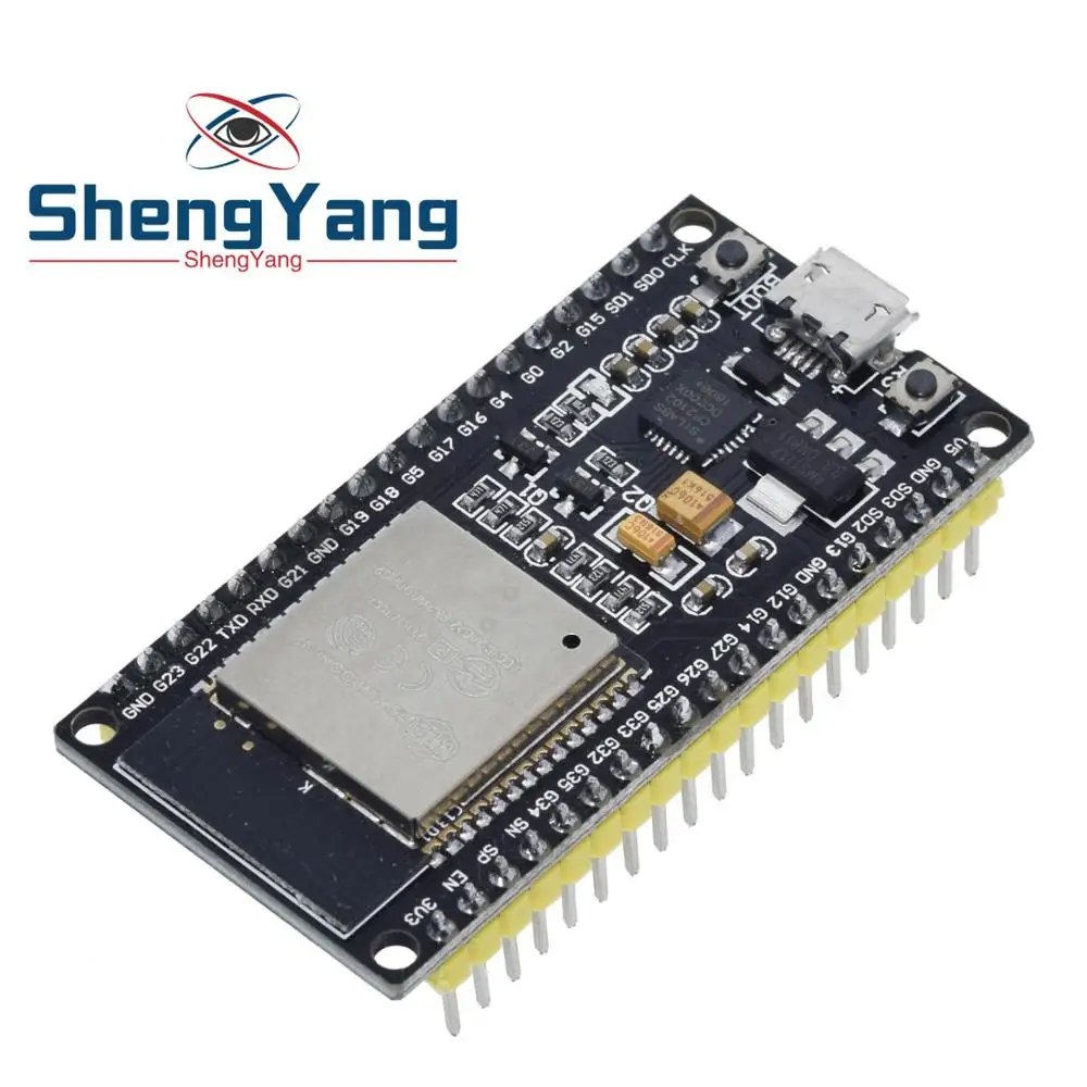 ESP 32S WROOM 32 ESP32 Bluetooth и WI FI двухъядерный Процессор с низкой Мощность потребление MCU