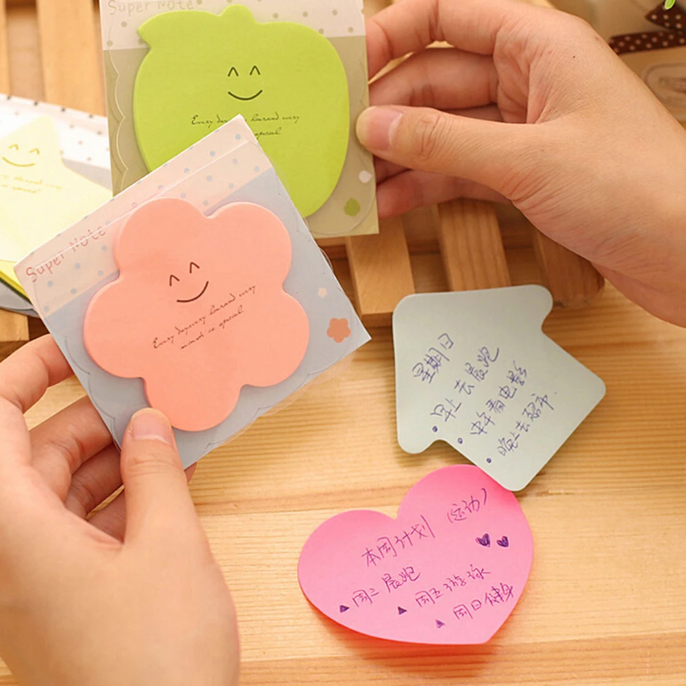 1х случайный тип милые и каваи Липкие заметки оригинальность форма шаблон